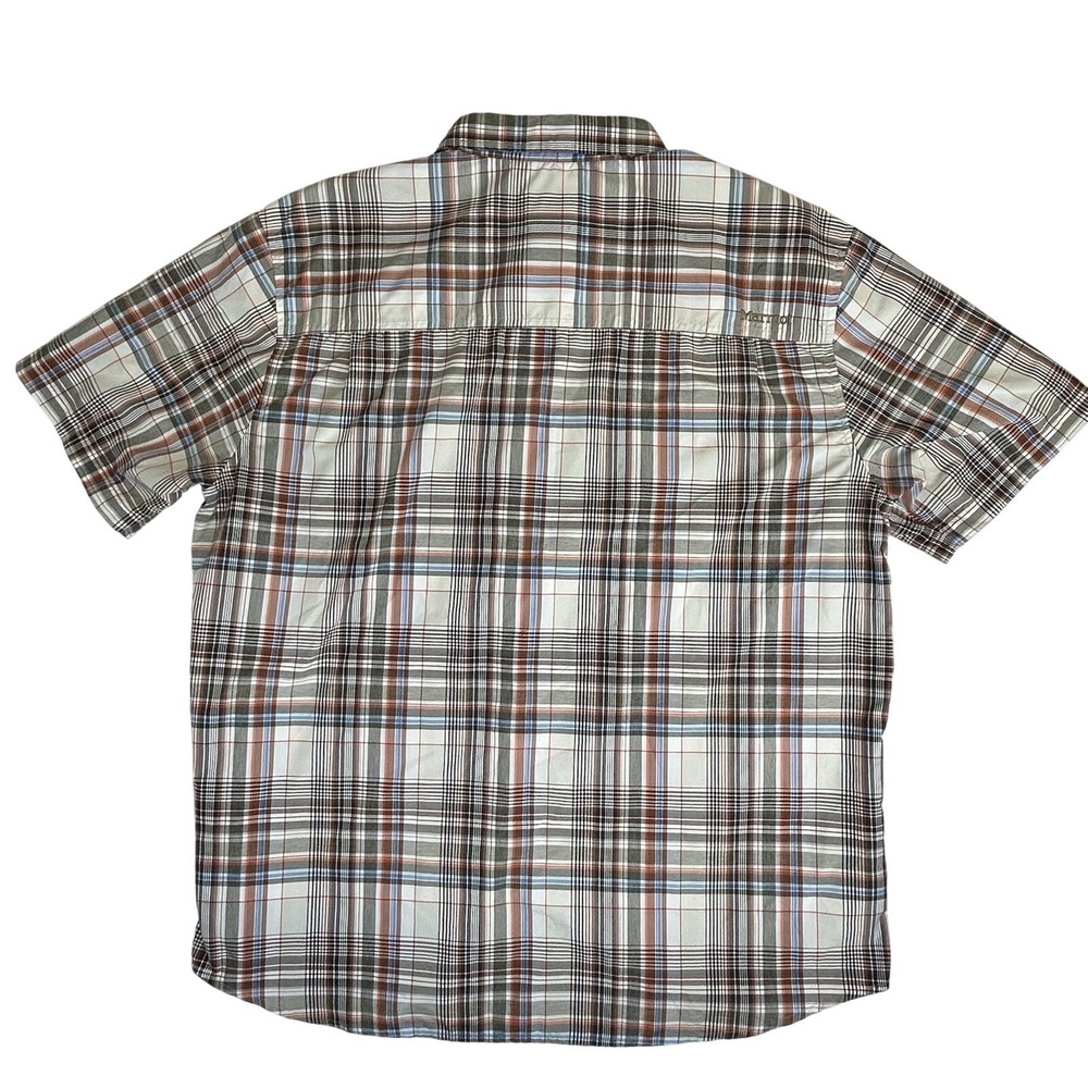 Marmot Men's Multicolor Plaid Short Sleeve Lightweight Button Up‎ Shirt Size XXL - Picture 4 of 7